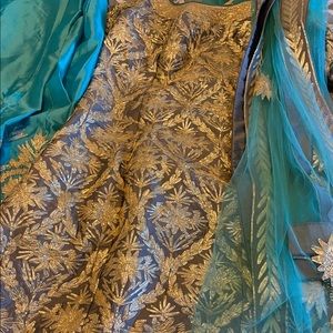 Indian gota patti sharara suit with duppta